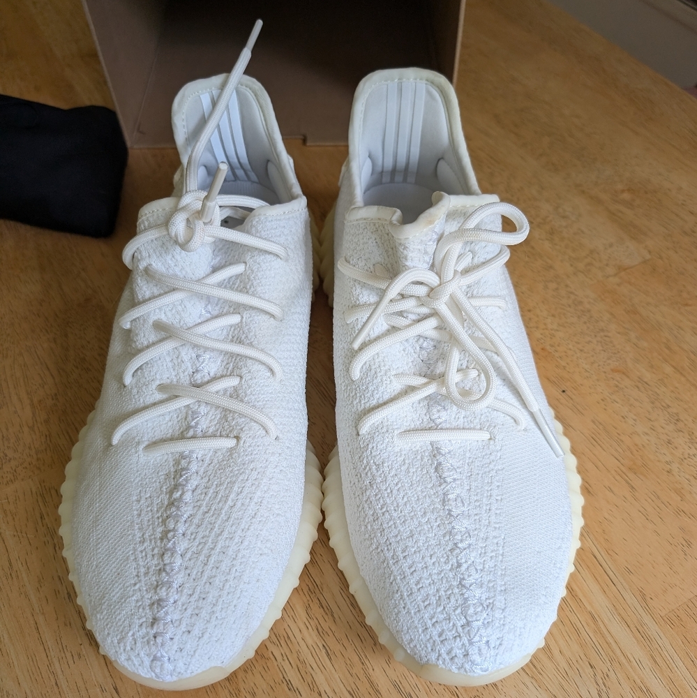 Size 11 Yeezy Triple white v2